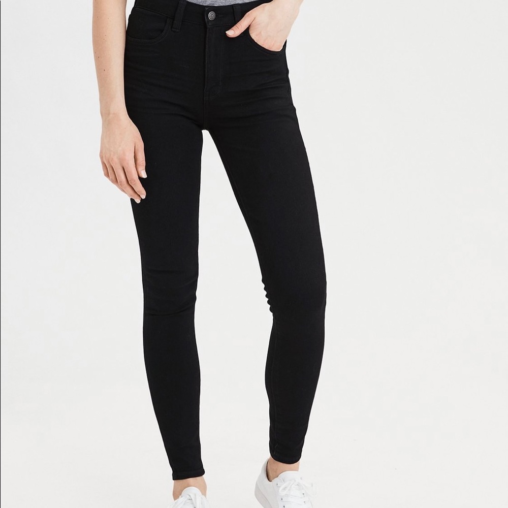 NEW American Eagle super high rise jegging size 4 short